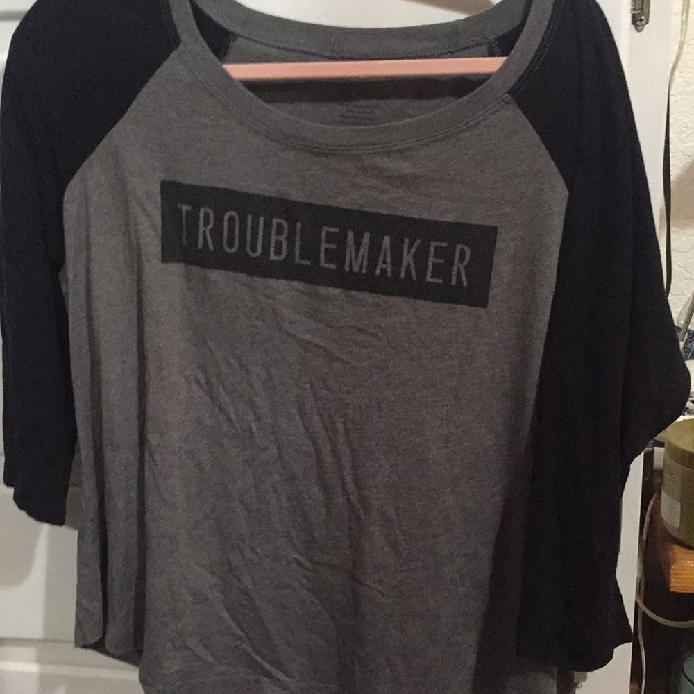 Torrid Troublemaker Jersey style Tee